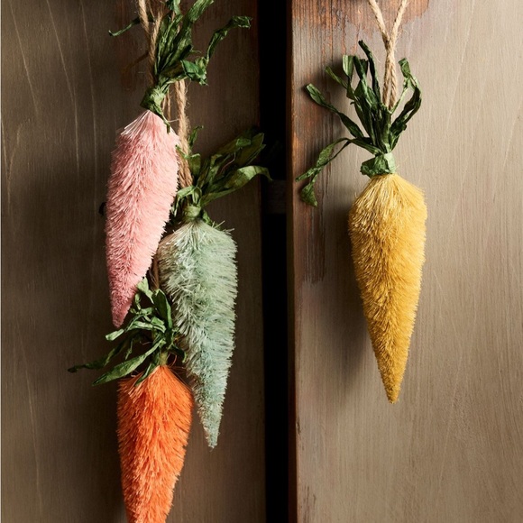 Anthropologie Other - Anthropologie Home Spring Easter Decor New Colorful Decorative Hanging Carrots